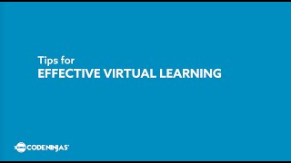 Tips for Effective Virtual Learning