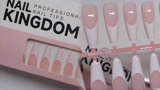 Trying SHEIN 3-in-1 Soft Gel French Tip Nails | Affordable Nail Finds