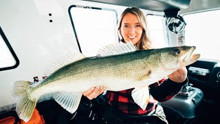 SMASHING Lake Winnipeg Greenback Walleyes!