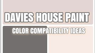 WALL PAINT COLOR COMBINATION - DAVIES COLOR CHART | part 1