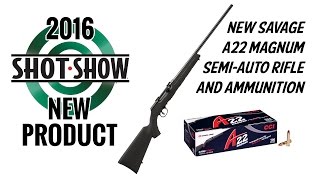 New Savage A22 Magnum Semi-Auto Rifle and Ammunition