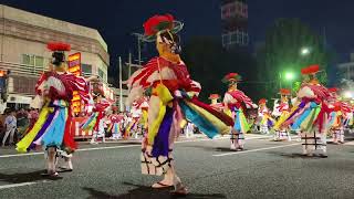 日本東北盛岡三颯舞祭，世界最大的太鼓遊行。隊名叫「清流」的傳統三颯舞完整版。