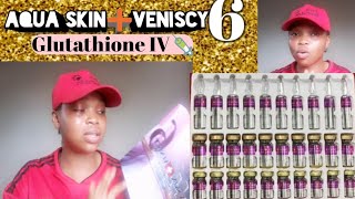 Aqua Skin Veniscy Glutathione I.V Injection / Glutathione Injection Review / Fast Skin whitening