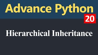 Hierarchical Inheritance in Python (Hindi)