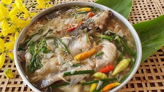 สูตรแกงหน่อไม้ส้ม(หน่อไม้ดอง) ใส่ปลากด ซดน้ำคล่องคอ จ้วดมากๆจ้า