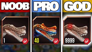 NOOB vs PRO vs GOD IRRITATOR 999 | Jurassic World: The Game