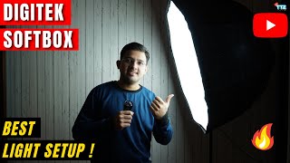 Best Softbox Setup For YouTube Videos⚡⚡Budget Lightning Setup By Digitek !