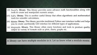 Chapter 4 Using Python Libraries Part 1 By Mr Rohith