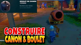 Comment Construire CANON et Avoir Boulet Canon sur Lego Fortnite