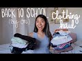 HUGE BACK TO SCHOOL TRY-ON HAUL