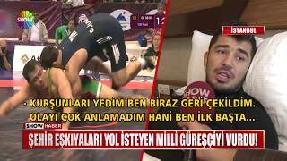 Şehir eşkıyaları yol isteyen Milli Güreşçiyi vurdu!