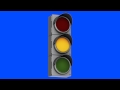 Traffic Light - Green Screen Animation