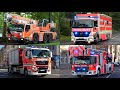 [FEUERWEHRKRAN, ELW3 & MEHR!] - XXL-Feuerwehr DÜSSELDORF | Einsatzfahrten aller FEUERWACHEN & MEHR!