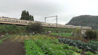 20111106　117系が！？臨時列車？2警笛大サービスで折り返す