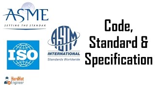 Code Standard and Specification - Learn the difference (Revised)