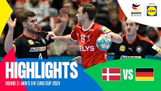 Denmark vs Germany | Round 3 | Men's EHF EURO Cup 2024