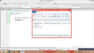 How to restore code blocks if you unfortunately cut the initial thinks
