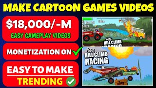 Easy Make Gaming Video On Youtube | Copy Paste Work | Earn $18,000🔥 Make Money Online