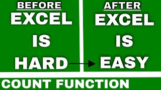 MICROSOFT EXCEL COUNT FUNCTIONS: COUNT COUNTA COUNTBLANK COUNTIF COUNTIFS