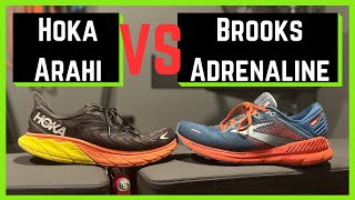 Hoka Arahi vs Brooks Adrenaline - Best Stability Shoe for Larger Runners?