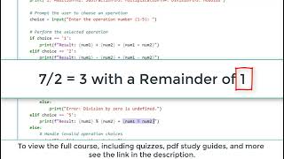 Beginner Python Project: Multi-Operation Calculator with Input Validation (Intro to Python)