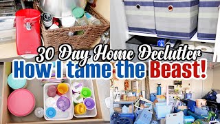 30 Day Home Declutter | 2023 Declutter Challenge | Mom to Moms