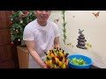 how to arrange a fruit bouquet tutorial by tyrone