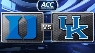 Duke vs Kentucky Basketball Highlights - 2012