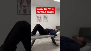 Can you fix a muscle spasm?  Here’s what I would do! #musclespasm #backpain #acutebackpain #lowback