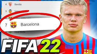 FIXING BARCELONA!!! FIFA 22 Career Mode (SIGNING MESSI BACK!!🐐)