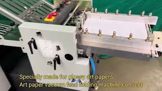 AUTOMATIC VACUUM FEED PAPER FOLDING MACHINE SUCTION FEED PAPER FOLDING MACHINE LEAFLET FOLDING