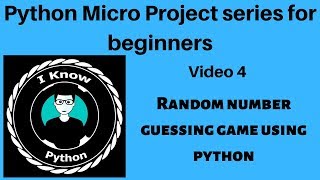 [Beginners] python micro project series : Random Number Guessing game using python