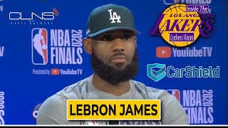 LeBron James Postgame Interview | Lakers vs Heat | Game 2 NBA Finals