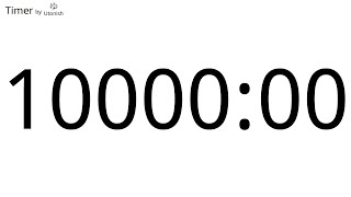 10000 Minute Countdown Timer
