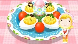 How to make Devilled Eggs Learn to Cook with Cooking MaMa Cartoon for Kids Children Toddle