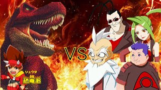 【Dinosaur King】ティラノサウルス アクト団をやっつけろ！ TyrannnosaurusVS Alpha gang【恐竜キング】