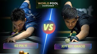 KO PIN YI VS JEFFREY IGNACIO | 2024 WORLD POOL CHAMPIONSHIP #billiards #9ballpool #highlights