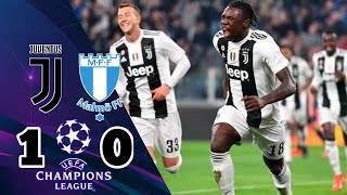 Juventus vs Malmo FF 1 - 0 Full Highlights Moise Kean Goal | CHAMPIONS LEAGUE | Extended & Results 🎮