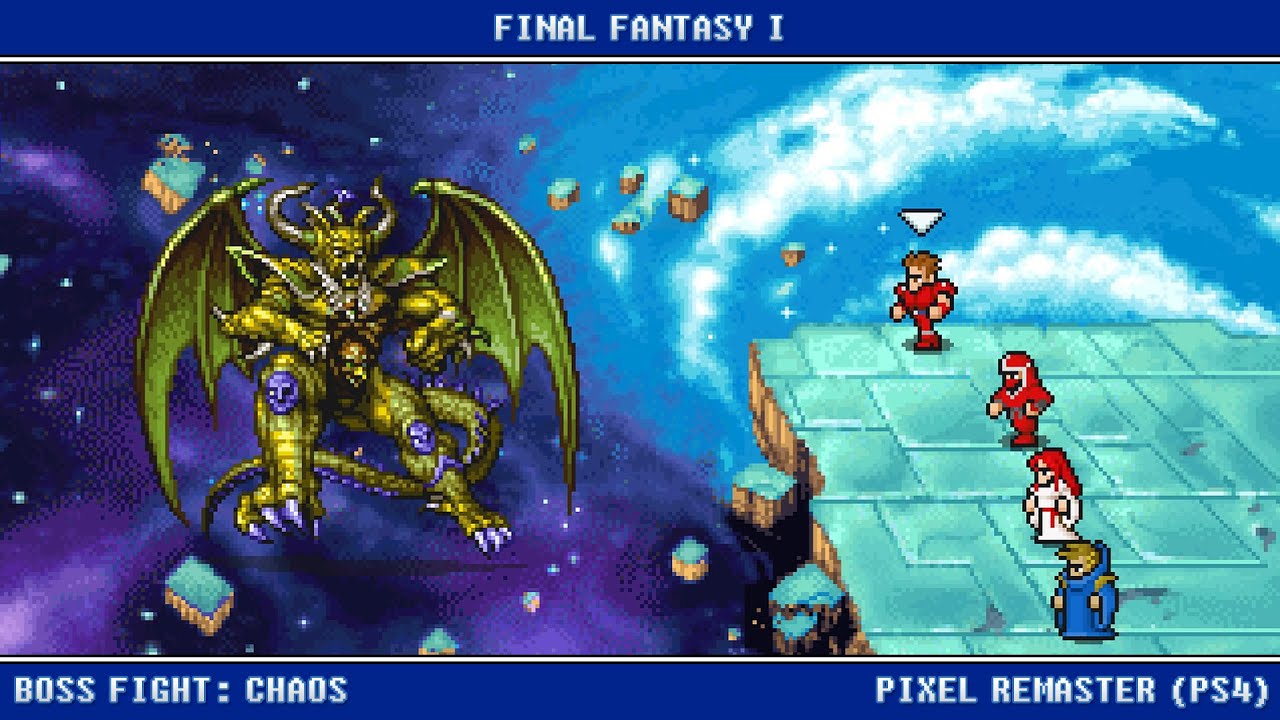 FINAL FANTASY Pixel Remaster Final Boss Battle Chaos & The End (PS4 ...