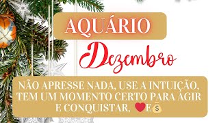 AQUÁRIO - NÃO APRESSE NADA, USE A INTUIÇÃO, TEM UM MOMENTO CERTO PARA AGIR E CONQUISTAR,  ❤️E💰