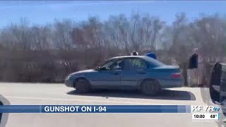 Gunshot fired on I-94 east of exit 153