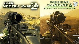 MW2 REMASTERED Gun Sounds Comparison (MW2 vs MW2r) | Ghosts619