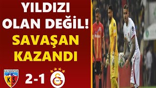 Kayserispor 2  Galatasaray 1  I Yıldızla değil Savaşan Kazandı I Okan Buruk açıklamaları #golvar