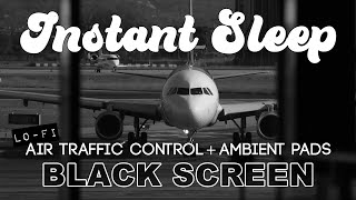 Soothing Harmonic Music + Lo-Fi Air Traffic Control Ambience for Sleep, Study \u0026 Meditation [10 HRS]