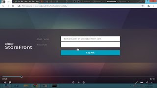Citrix Storefront- Cannot complete your request error.