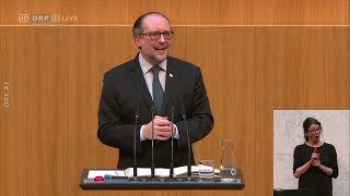 2023-03-30 11 Frage von Michael Reimon Grüne an Außenminister Alexander Schallenberg ÖVP