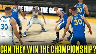 CAN A TEAM OF STEPH CURRY'S WIN THE NBA CHAMPIONSHIP? NBA 2K17 GAMEPLAY!