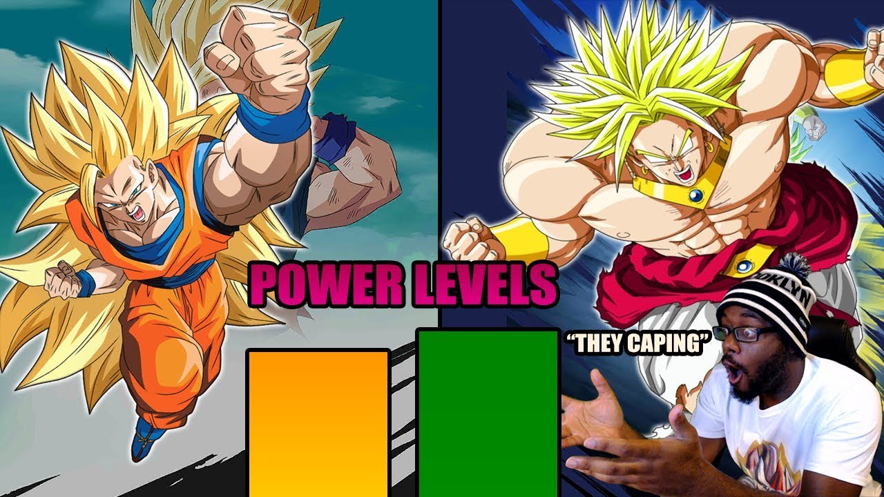 DRAGON BALL Z FANS CAPING ON POWER LEVELS!! - YouTube