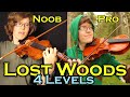 4 Levels of Zelda Lost Woods on Violin (from NOOB to PRO) Zelda Ocarina of Time OST - Violin Cover