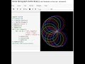 Circle Spirograph in Python turtle library
